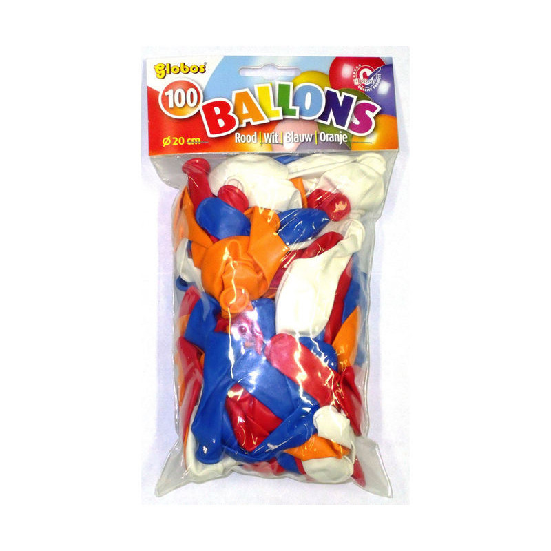 Ballonnen koningsmix (nr.8/100st in zak) Ballonnen koningsmix (nr.8/100st in zak)