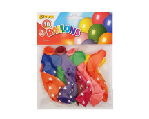 Ballonnen met witte sterren (nr12/10st)