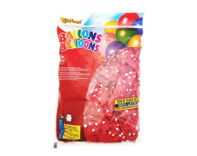 Ballonnen rood met stip (nr.12/100 in zak)