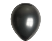 Ballonnen zwart (25st. in zak)