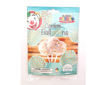 Confettiballonnen (6 stuks/goud)