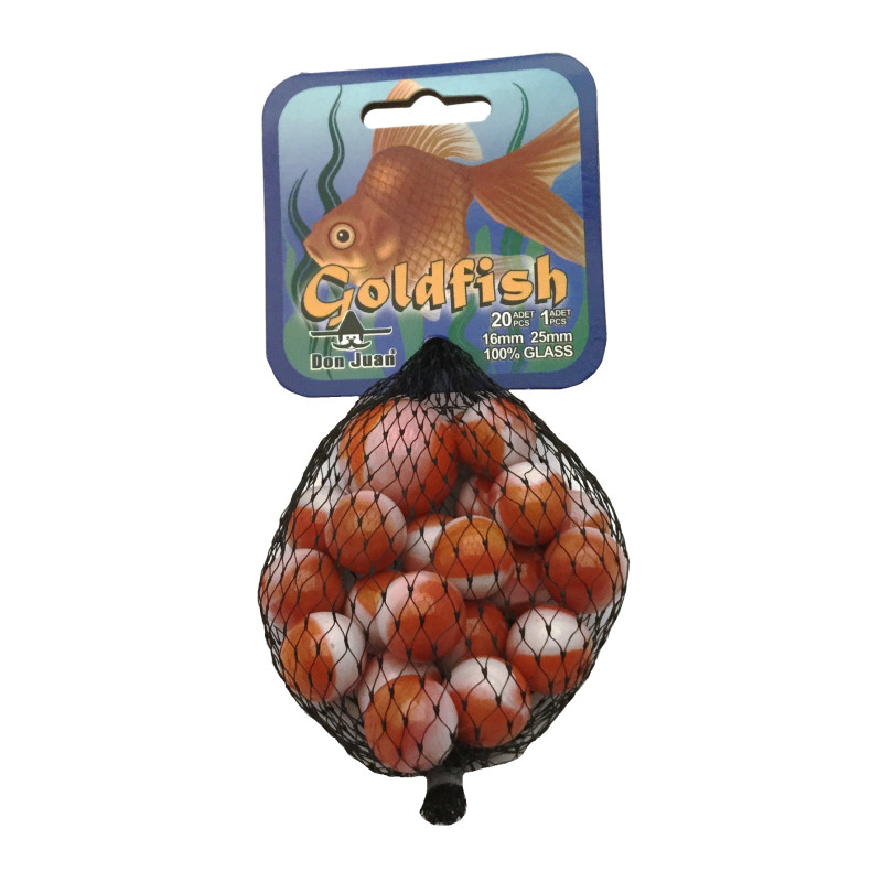 Knikkers goldfish 20+1