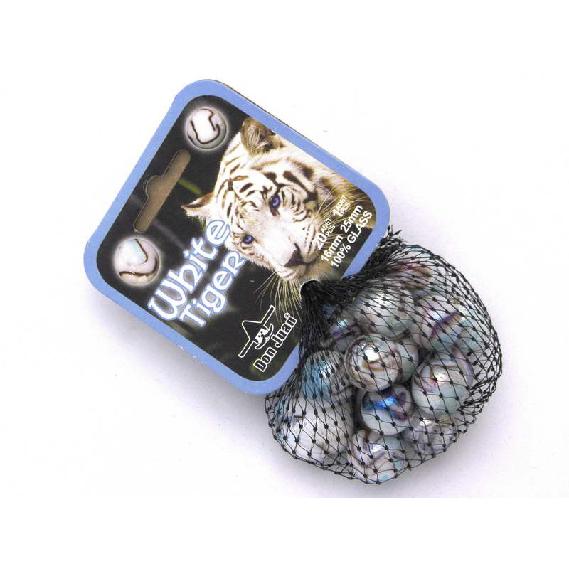 Knikkers white tiger 20/1