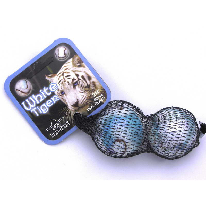 Knikkers megabonk white tiger 2/42