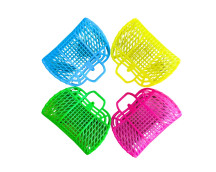 Retro tas met glitters (4 assorti)