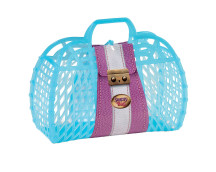 Retro tas met glitters (4 assorti) Retro tas met glitters (4 assorti)
