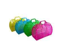 Retro tas met glitters (4 assorti) Retro tas met glitters (4 assorti)