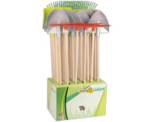 Display scheppen en harken (24 stuks)