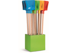 Scheppen recht met houten handvat (12st/77cm)