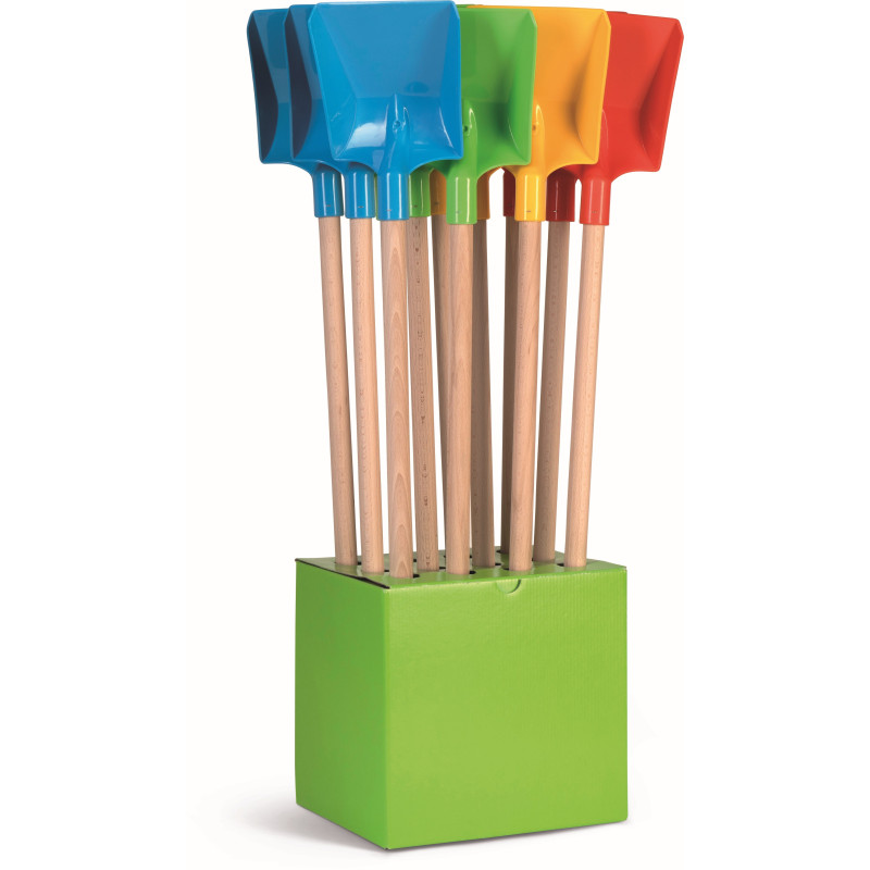 Scheppen recht met houten handvat (12st/77cm)