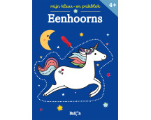 Mijn kleur- en prikblok: Eenhoorns