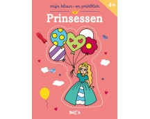 Mijn kleur- en prikblok: Prinsessen