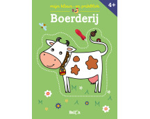 Mijn kleur- en prikblok: Boerderij