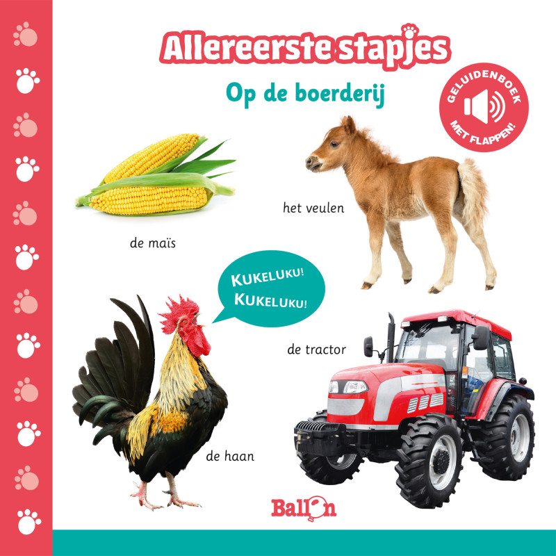 Op de boerderij (geluidenboek) Op de boerderij (geluidenboek)