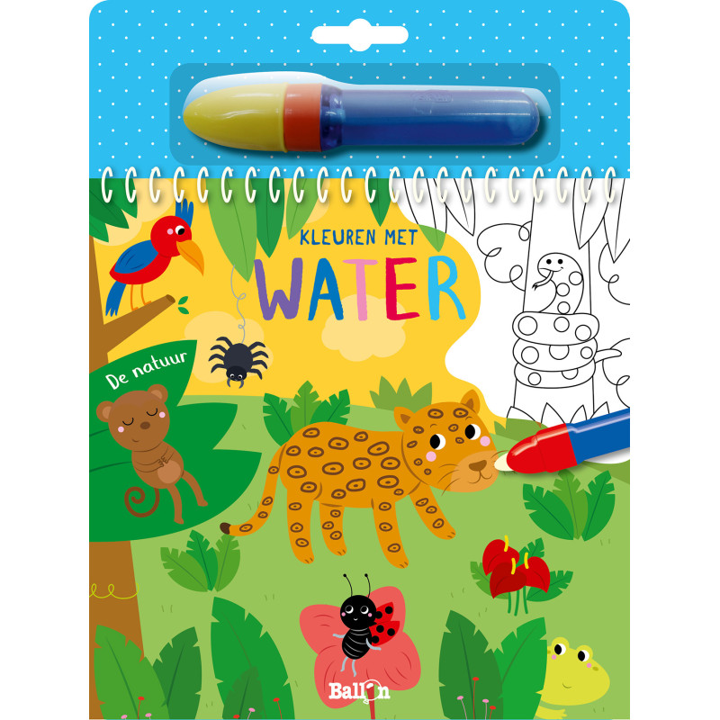 Kleuren met water: De natuur Kleuren met water: De natuur