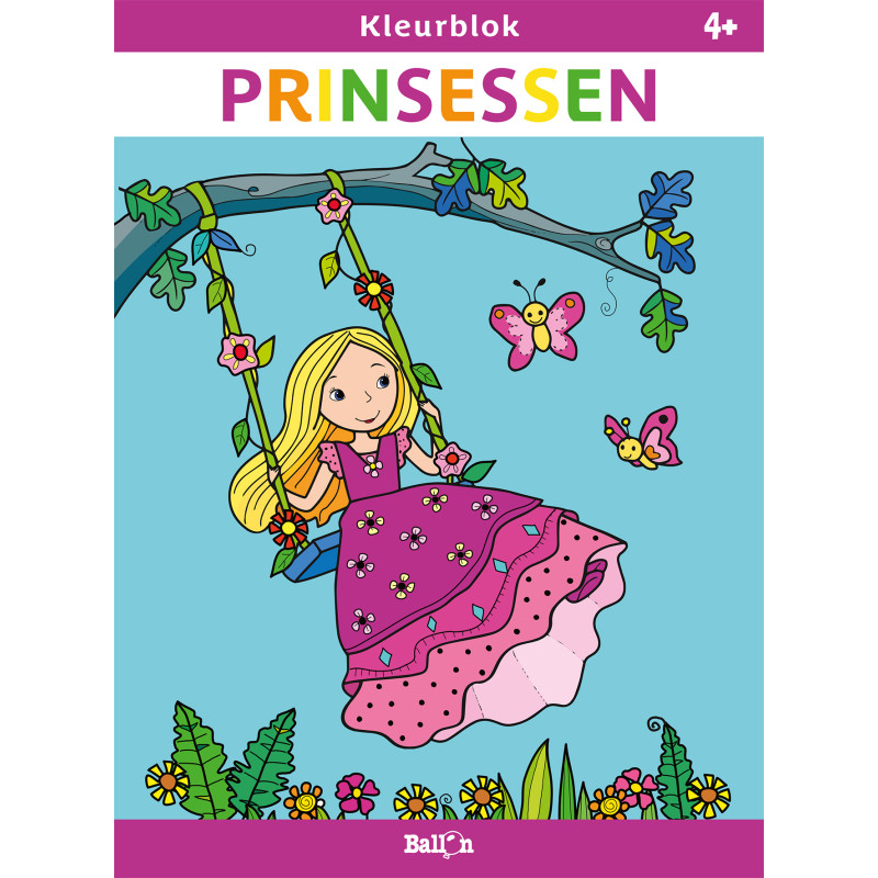 Kleurblok Prinsessen Kleurblok Prinsessen