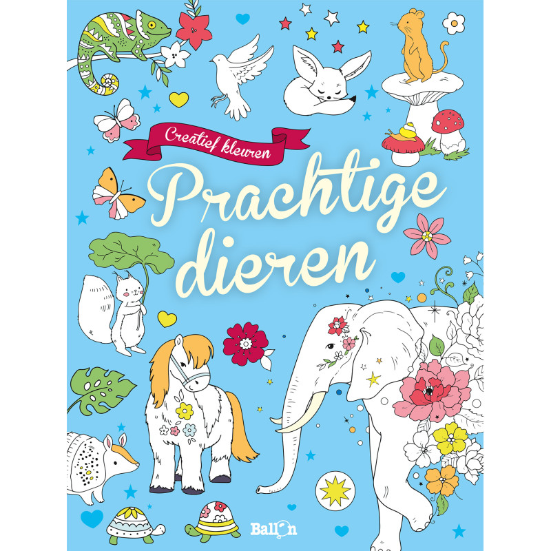 Creatief kleuren - Prachtige dieren Creatief kleuren - Prachtige dieren