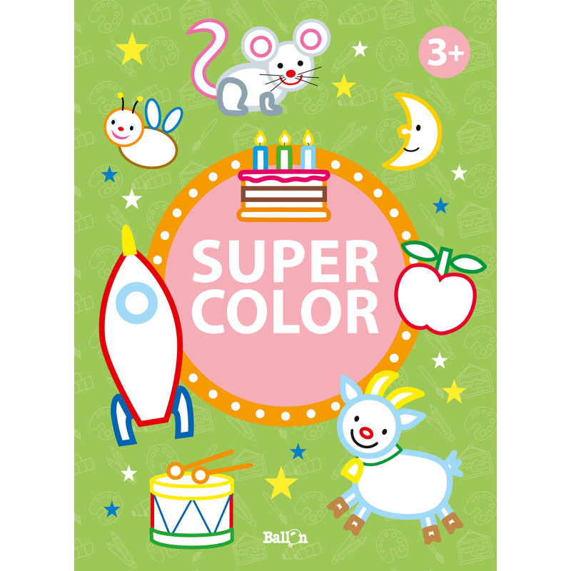 Mega kleurboeken - Super color 3+ (groen)