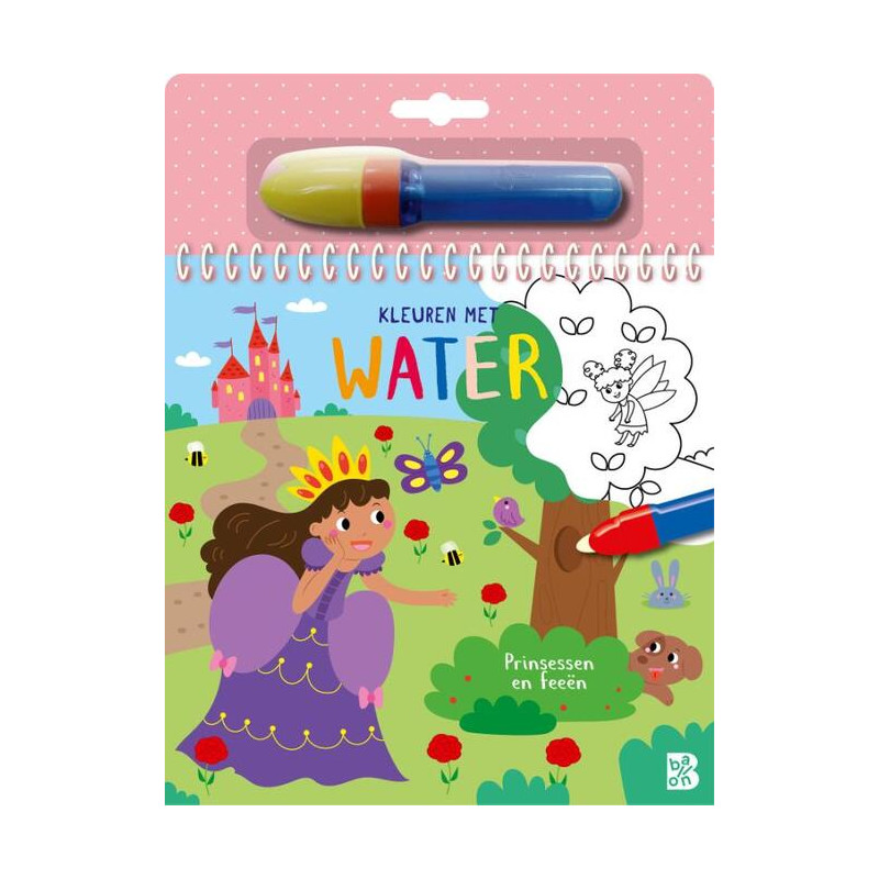 Kleuren met water - Prinsessen en feeën Kleuren met water - Prinsessen en feeën