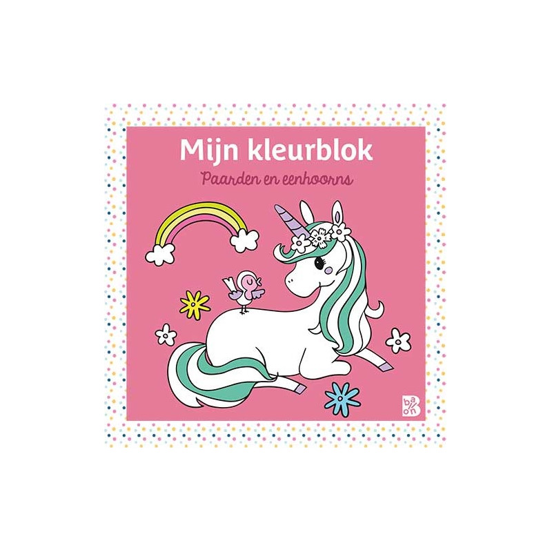 Mijn kleurblok: Paarden en eenhoorns