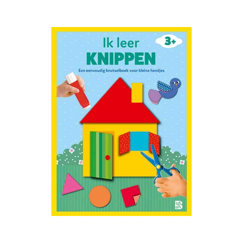 Ik leer knippen: Huis 3+ (met schaartje)