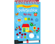 Spelletjesblok met viltstift 3+ Mijn dag
