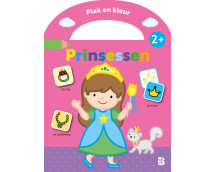 Plak en kleur - Prinsessen 2+