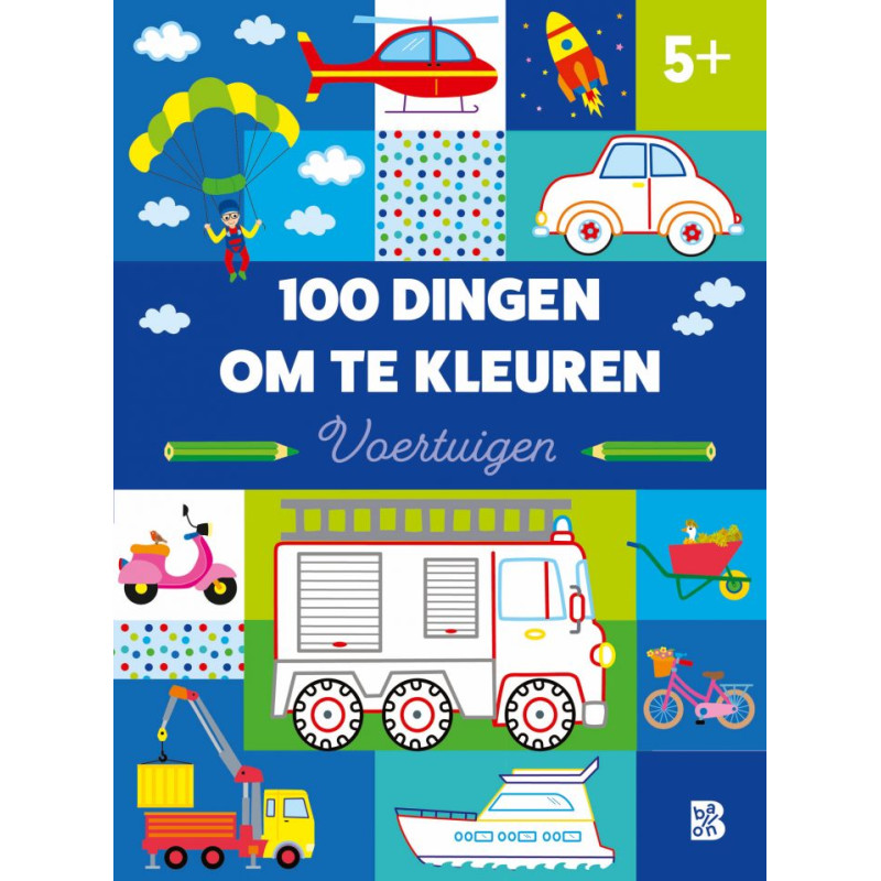 100 dingen om te kleuren: voertuigen (5+) 100 dingen om te kleuren: voertuigen (5+)