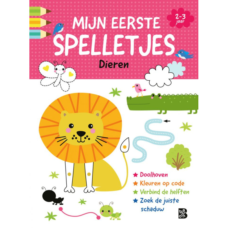 Mijn eerste spelletjesblok 2-3 jaar Dieren Mijn eerste spelletjesblok 2-3 jaar Dieren