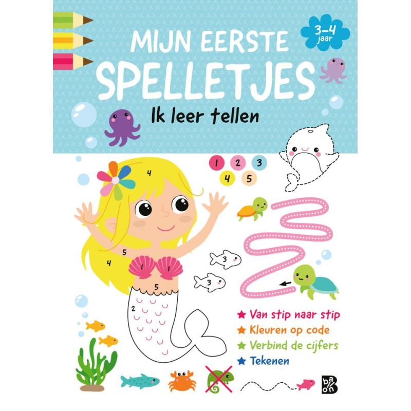 Mijn eerste spelletjesblok 3-4 jaar Ik leer tellen