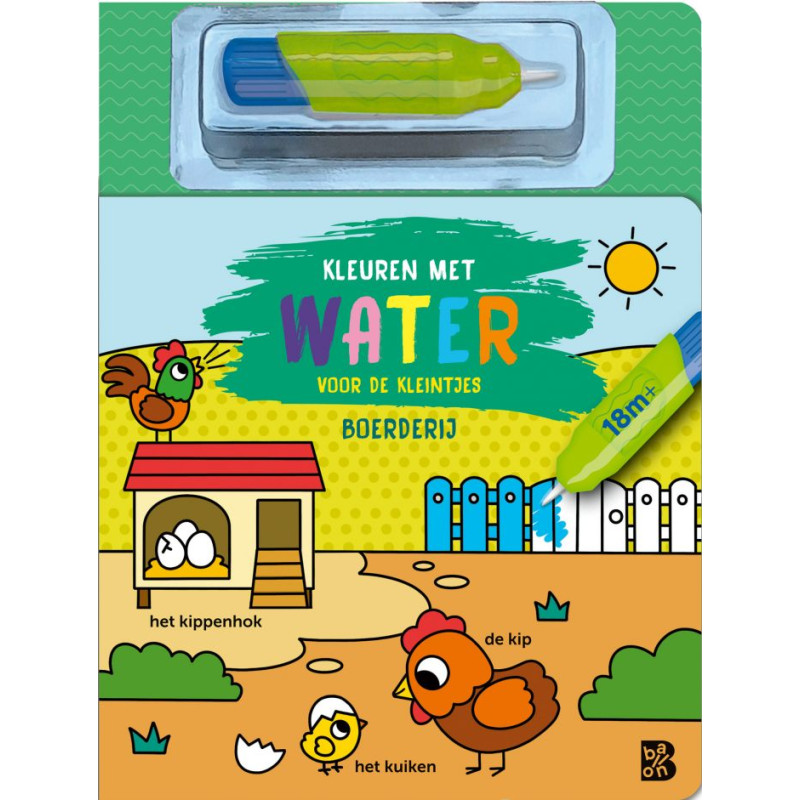 Kleuren met water voor de kleintjes - Boerderij Kleuren met water voor de kleintjes - Boerderij