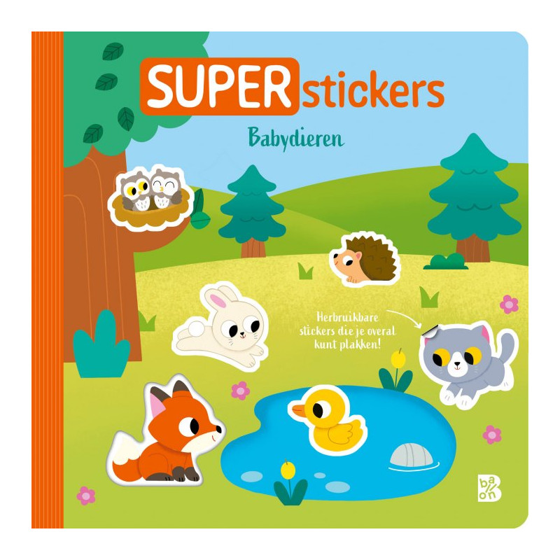 Superstickers: Babydieren Superstickers: Babydieren