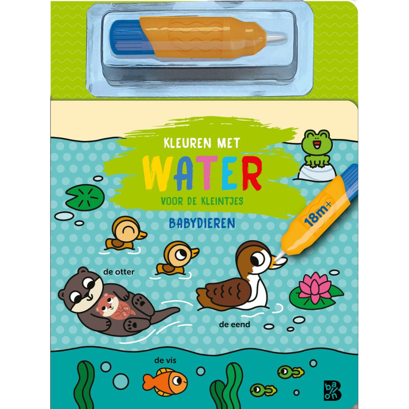 Kleuren met water voor de kleintjes - Babydieren
Kleuren met water voor de kleintjes - Babydieren