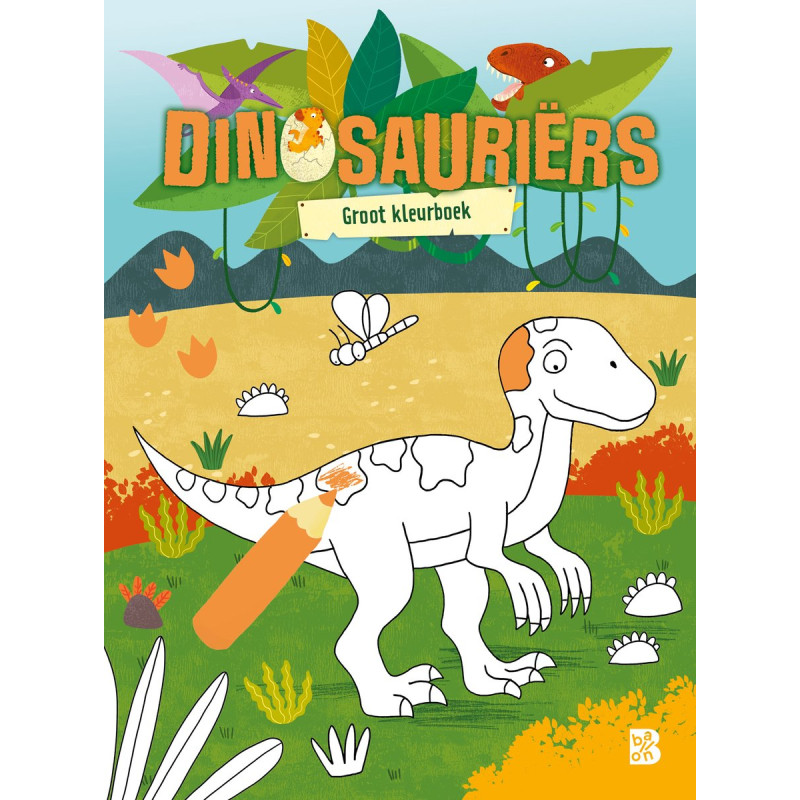 Dinosauriërs - Groot kleurboek