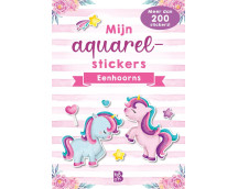 Mijn aquarelstickers - eenhoorns