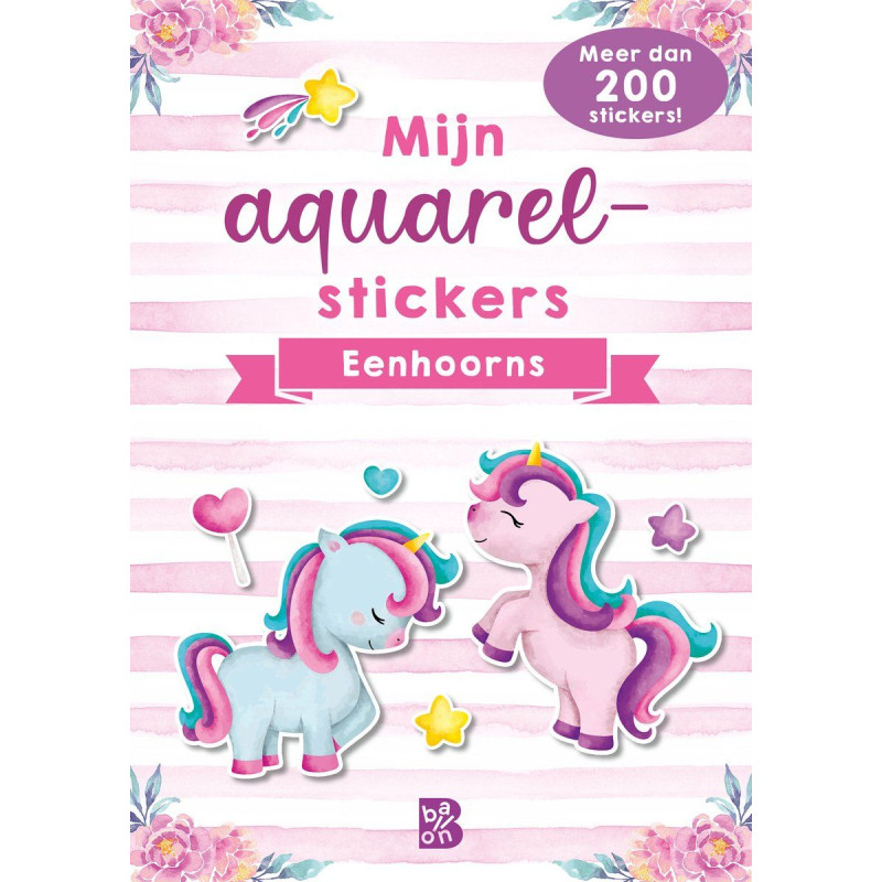 Mijn aquarelstickers - eenhoorns Mijn aquarelstickers - eenhoorns