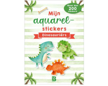 Mijn aquarelstickers dinosauriërs