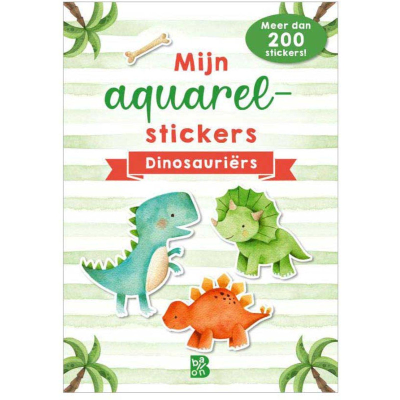 Mijn aquarelstickers dinosauriërs Mijn aquarelstickers dinosauriërs