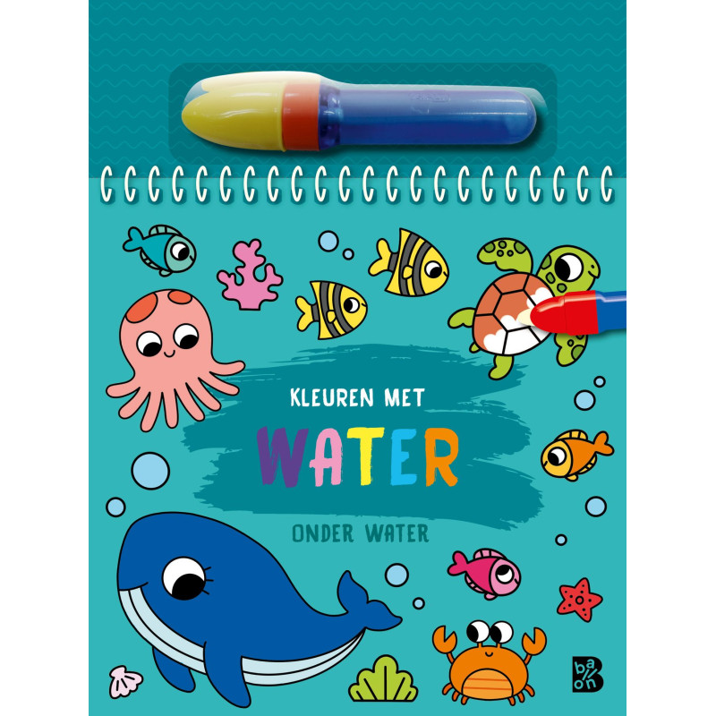 Kleuren met water - Onder water