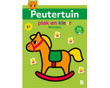 Peutertuin plak en kleur - Woordjes (2+)
