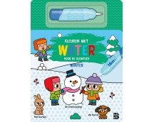 Kleuren met water voor de kleintjes: Winter