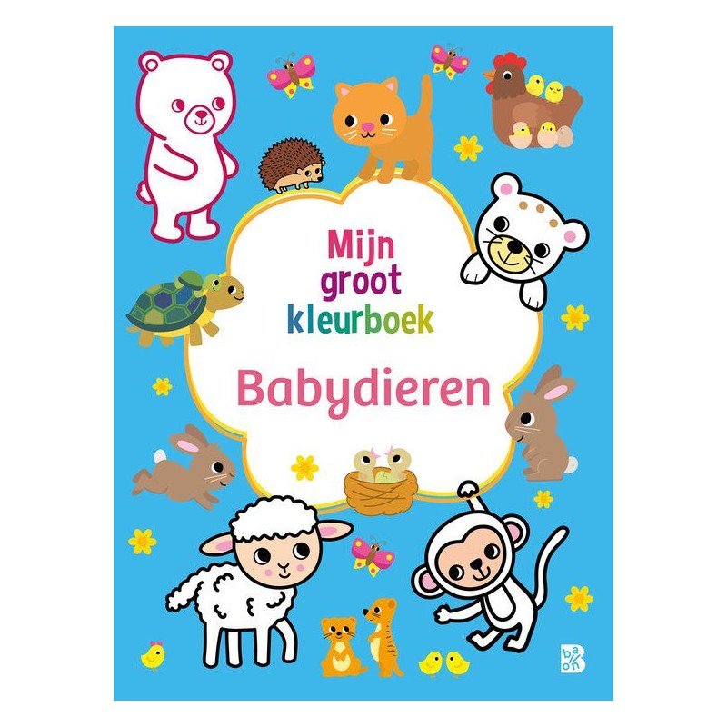 Mijn groot kleurboek: Babydieren