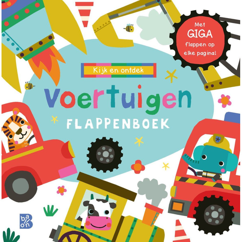 Kijk en ontdek -Voertuigen flappenboek Kijk en ontdek -Voertuigen flappenboek