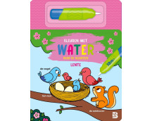 Kleuren met water voor de kleintjes: Lente