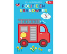 Mijn eerste kleurblok - Politie en brandweer