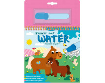 Kleuren met water 2026: Paarden en pony's