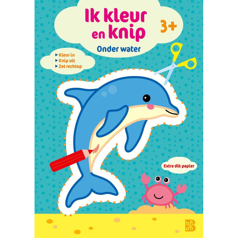 Ik kleur en knip: Onder water Ik kleur en knip: Onder water