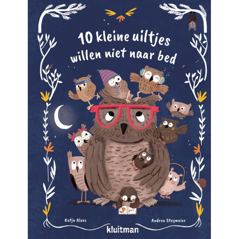 10 kleine uiltjes willen niet naar bed