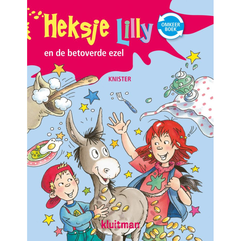 Heksje Lilly omkeerboek. De betoverde ezel / geeft een monsterfeest Heksje Lilly omkeerboek. De betoverde ezel / geeft een monsterfeest