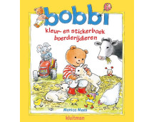 Bobbi kleur- en stickerboek boerderijdieren